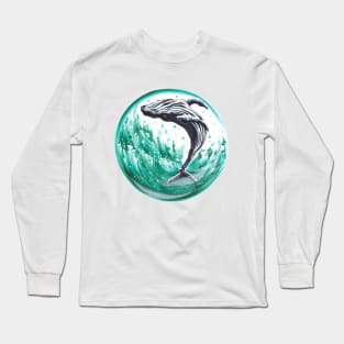 Whale bubble Long Sleeve T-Shirt